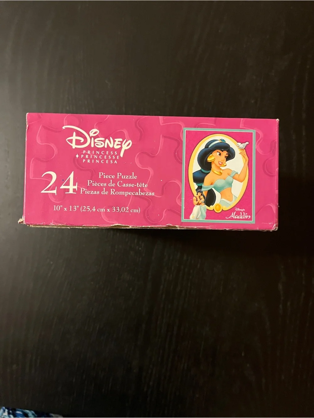 Disney Princess Aladdin Jasmine MB 24 Pc Puzzle 10x13